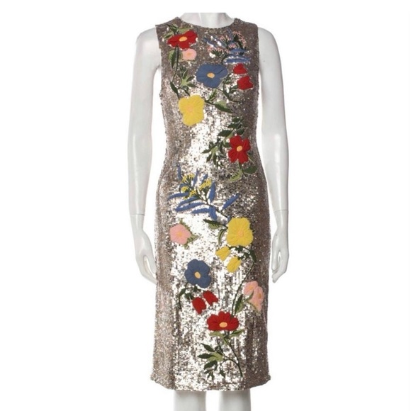 Alice and Olivia Nat Sequin Dress - Picture 4 of 5